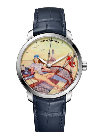 peinture miniature cadran montre